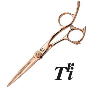 Rose gold hairdressing scissors