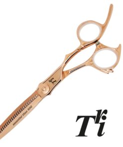 Rose gold hairdressing thinning scissors